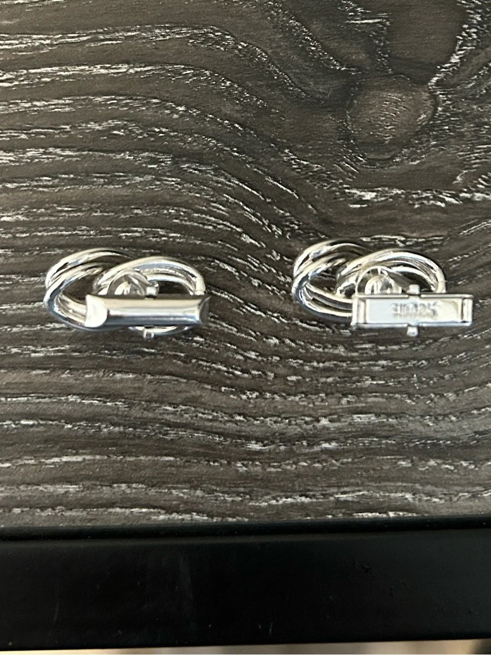 SWANK infinity knot cufflinks